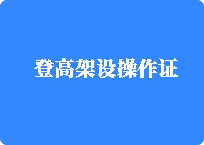 空姐口交扣屄登高架设操作证